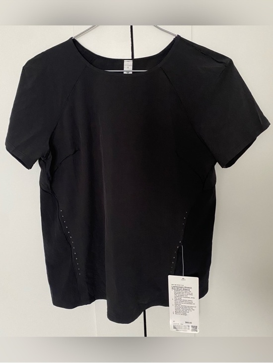 lululemon athletica Tops - NWT Lululemon Lightweight Stretch Run Short Sleeve Shirt Size 4 Black